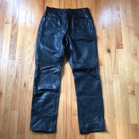 Wilsons Leather Black Pants 32